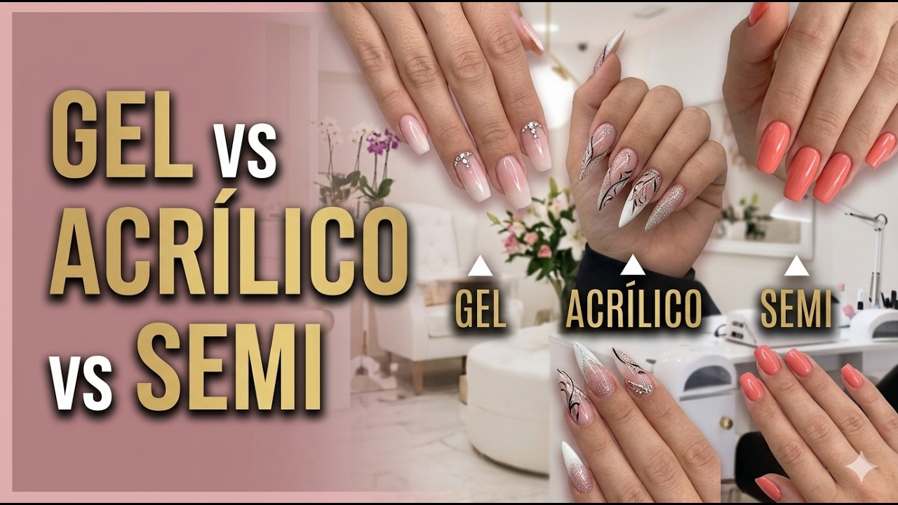 Gel vs Acrílico vs Semipermanente - Elegance Nails Elche